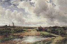 Edmund Morison Wimperis The Approaching Storm (mk37) oil painting image